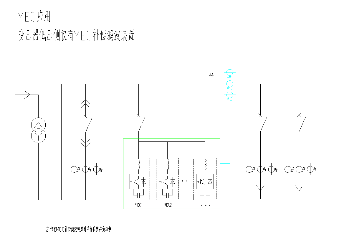 配網(wǎng)電能質(zhì)量優(yōu)化裝置一次接線圖